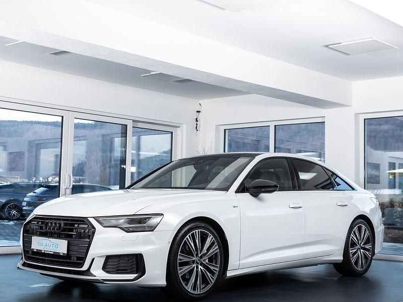 Weiß Gebraucht 2022 Audi A6 S-Line Limousine | 43.500 € - Bild 1/4