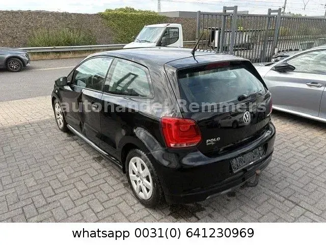 Gebraucht VW Polo Trendline 75 PS (55 kW) 2011 Schwarz Kleinwagen