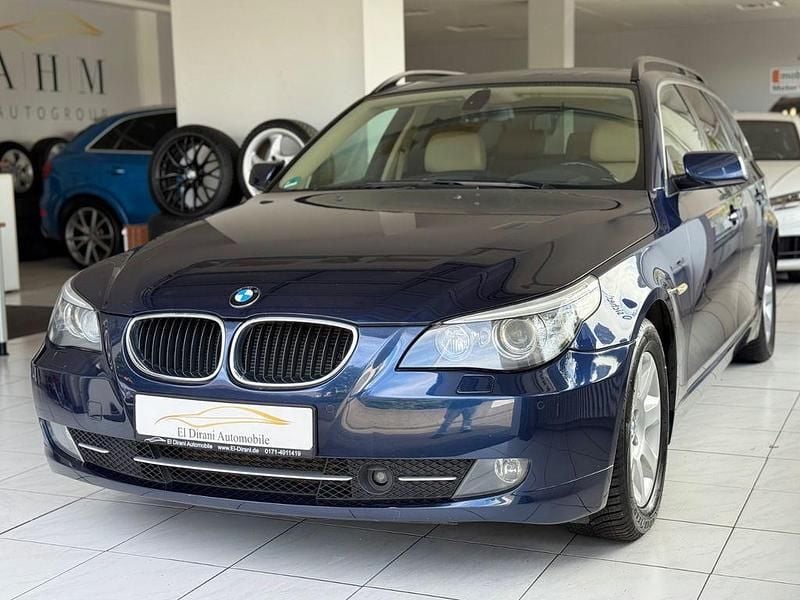 Blau Gebraucht 2009 BMW 520 Sport Line Kombi | 5.790 € (Guter Preis) - Bild 1/4