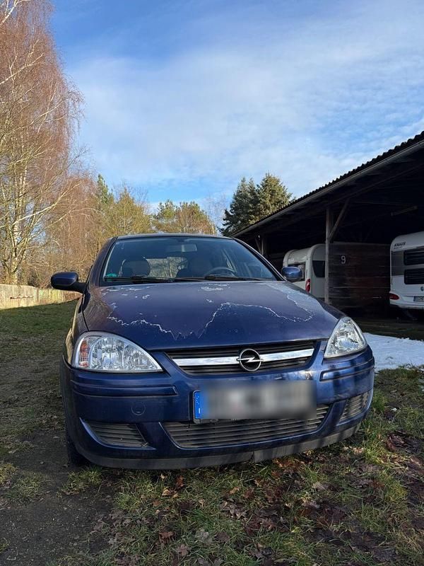 Blau Gebraucht 2003 Opel Corsa Limousine | 500 € (Superpreis) - Bild 1/4