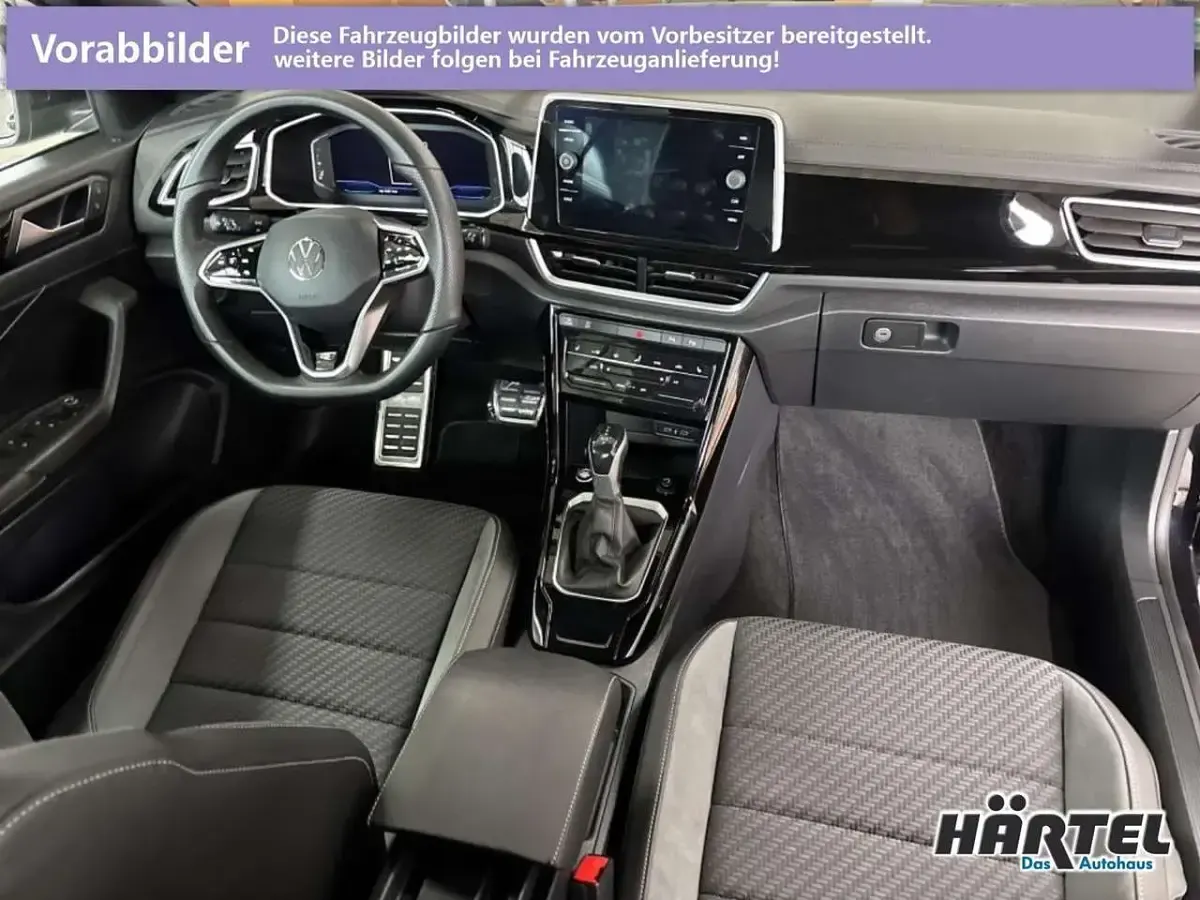 Gebraucht VW T-Roc Cabriolet R-line 150 PS (110 kW) 2022 Deep black perleffekt, pearl effect Cabrio