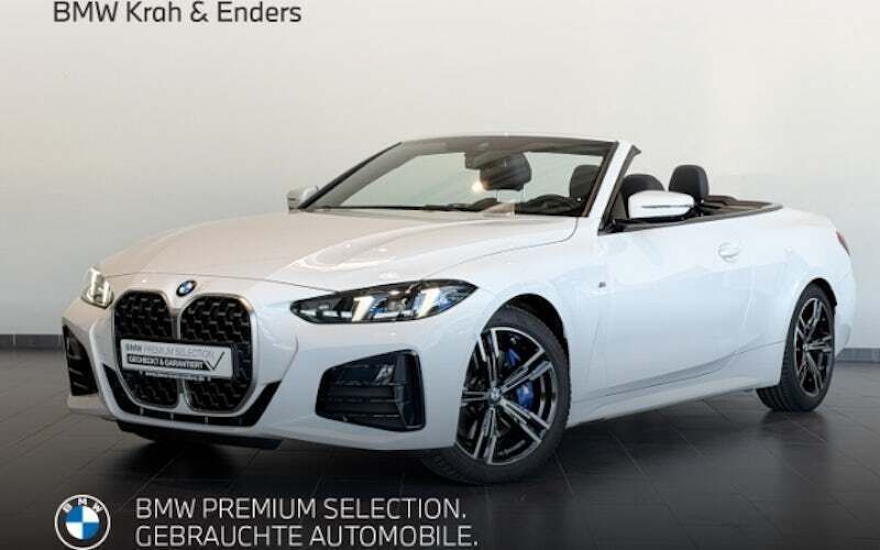 Weiß Gebraucht 2024 BMW 430 Cabriolet Luxury Line Cabrio | 59.290 € - Bild 1/2