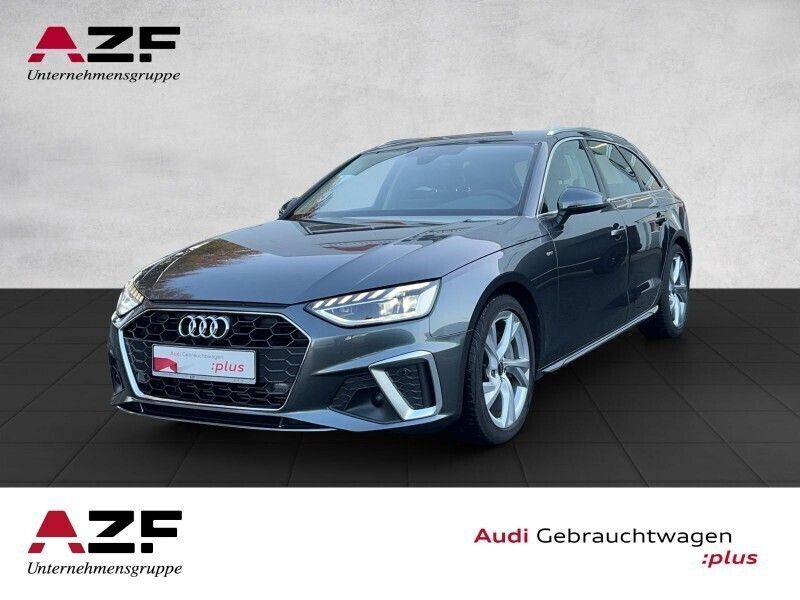 Daytonagrau perleffekt Gebraucht 2023 Audi A4 S-Line Kombi | 33.890 € (Superpreis) - Bild 1/4