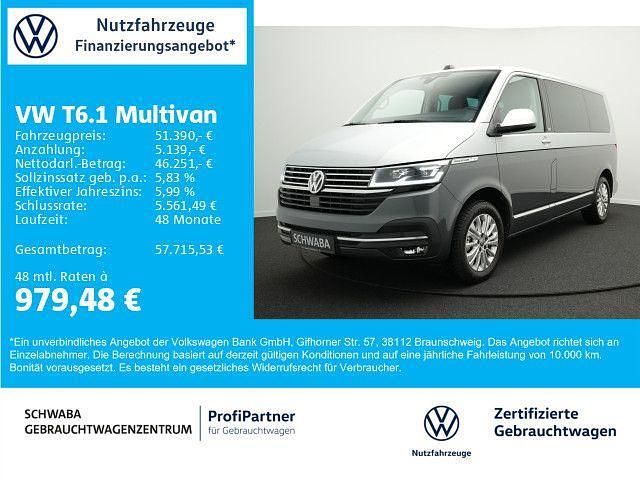 Silber Gebraucht 2020 VW T6.1 Generation Six Van | 51.390 € (Etwas zu teuer) - Bild 1/4