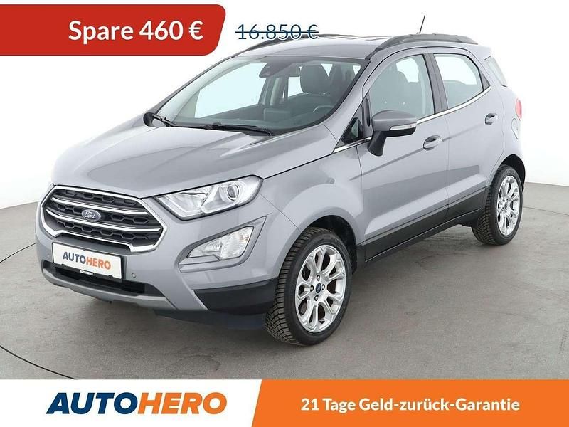 Solar silver Gebraucht 2021 Ford Ecosport Titanium SUV | 16.390 € (Fairer Preis) - Bild 1/3