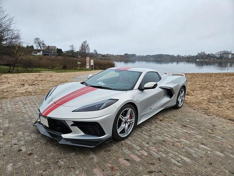 Silber Gebraucht 2021 Corvette Stingray Cabrio | 76.900 € - Bild 1/4