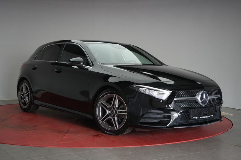 Nachtschwarz unilack Gebraucht 2021 Mercedes A220 AMG Limousine | 27.990 € (Superpreis) - Bild 1/4