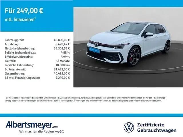 Weiß Gebraucht 2025 VW Golf VIII GTI Limousine | 40.767 € (Etwas zu teuer) - Bild 1/4