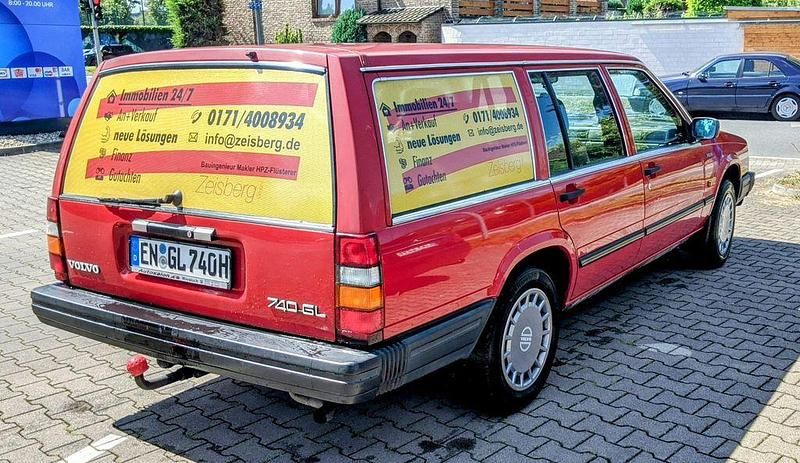 Gebraucht Volvo 740 82 PS (60 kW) 1987 Rot Kombi