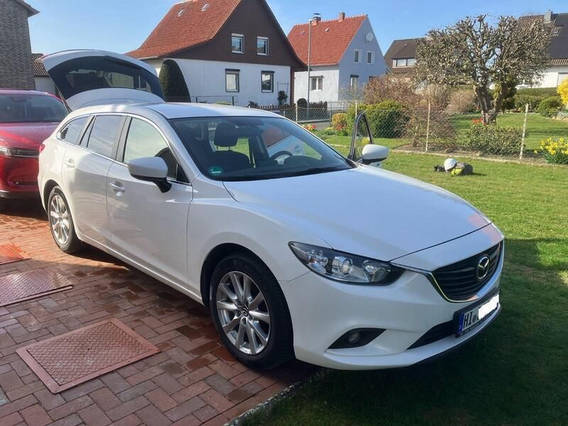 Weiß Gebraucht 2016 Mazda 6 Prime-Line Kombi | 7.600 € (Fairer Preis) - Bild 1/4