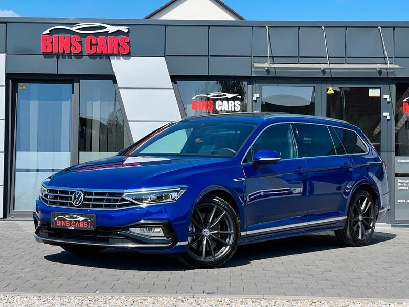 Blau Gebraucht 2021 VW Passat R-line Kombi | 33.990 € (Teuer) - Bild 1/4