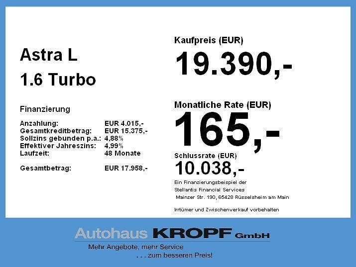 Gebraucht Opel Astra 181 PS (133 kW) 2022 Diamant schwarz/karbon schwarz Limousine