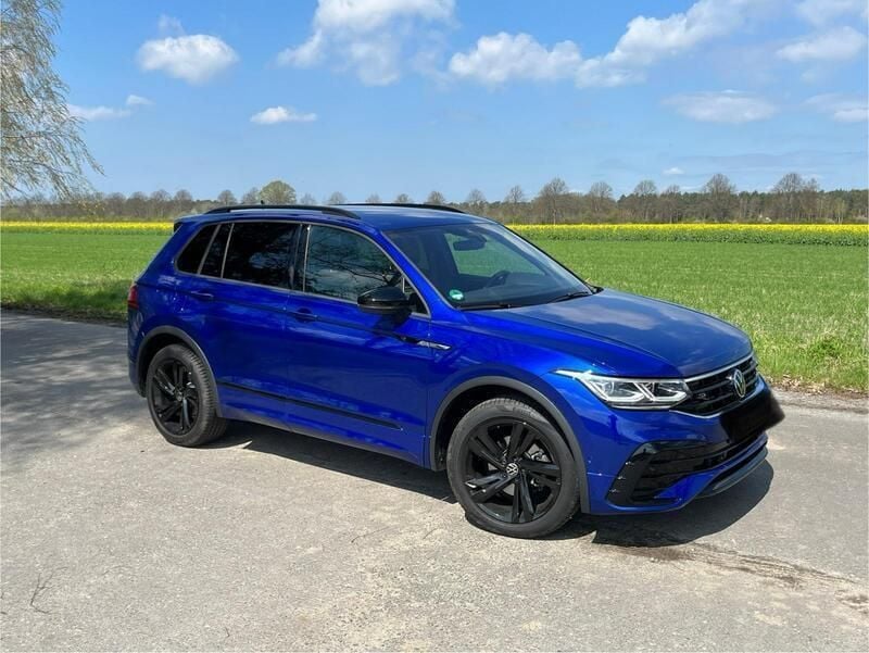 Blau Gebraucht 2022 VW Tiguan R-line SUV | 33.400 € (Fairer Preis) - Bild 1/4