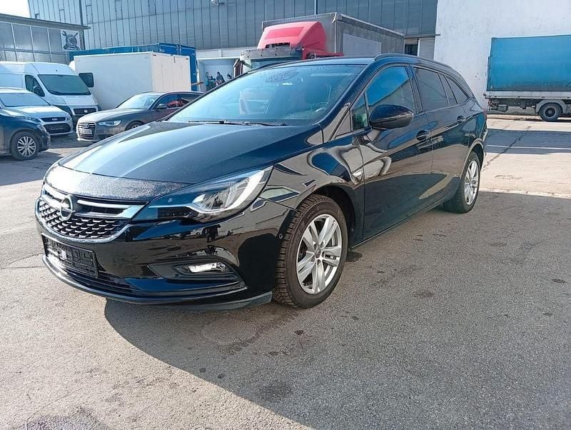 Schwarz Gebraucht 2018 Opel Astra Dynamic Kombi | 10.400 € (Superpreis) - Bild 1/4