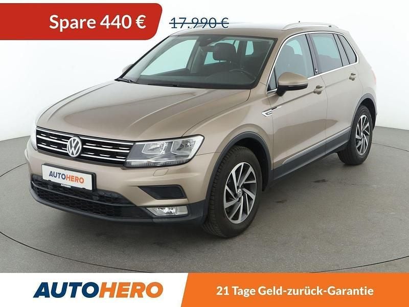 Gelb Gebraucht 2017 VW Tiguan Sound SUV | 16.730 € (Guter Preis) - Bild 1/3