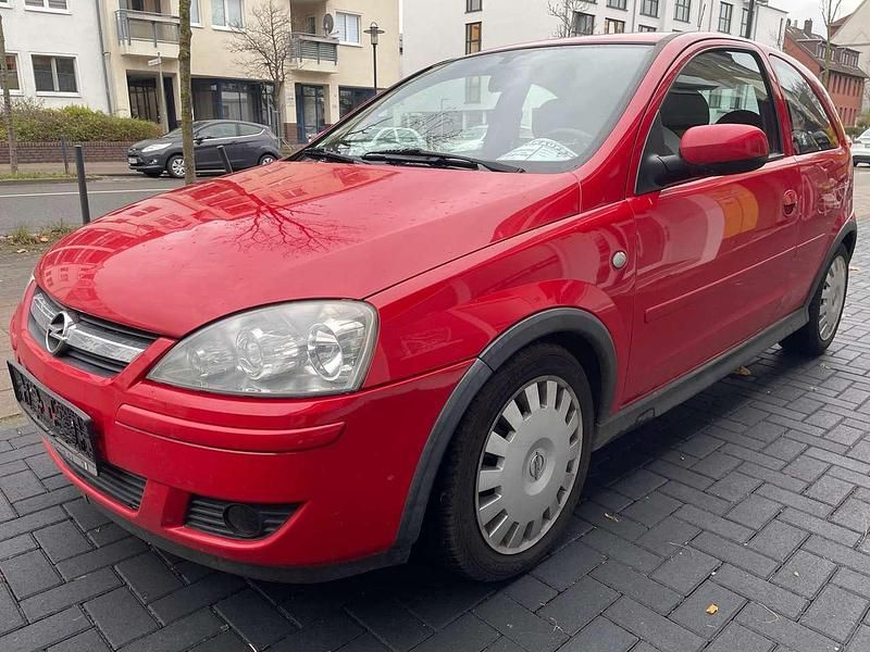 Rot Gebraucht 2006 Opel Corsa Edition Limousine | 1.700 € (Fairer Preis) - Bild 1/4