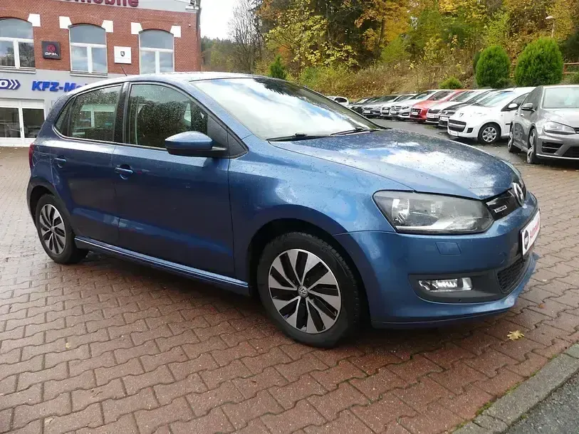 Second-hand VW Polo 95 CP (69 kW) 2017 Albastru Berlinǎ