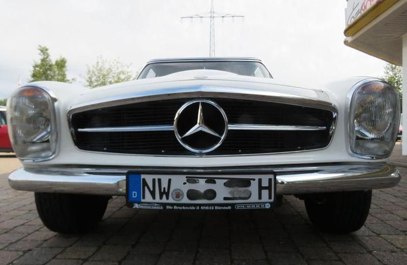 Gebraucht Mercedes SL280 170 PS (125 kW) 1968 Weiß Cabrio