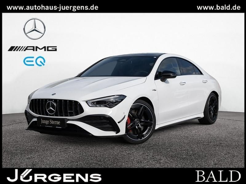 Polarweiß Gebraucht 2024 Mercedes CLA35 AMG AMG Coupé | 49.880 € (Fairer Preis) - Bild 1/4