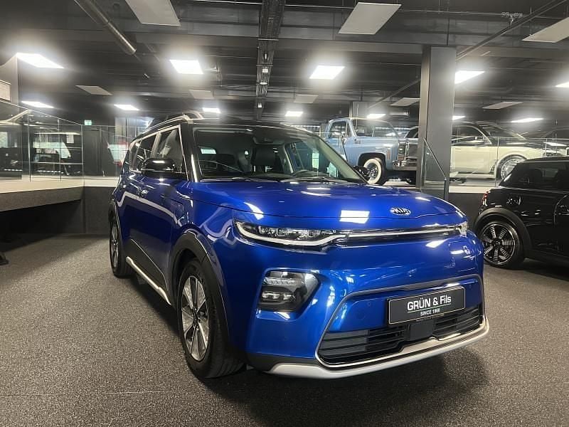 Blau Gebraucht 2021 Kia Soul EV SUV | 22.990 € (Fairer Preis) - Bild 1/4