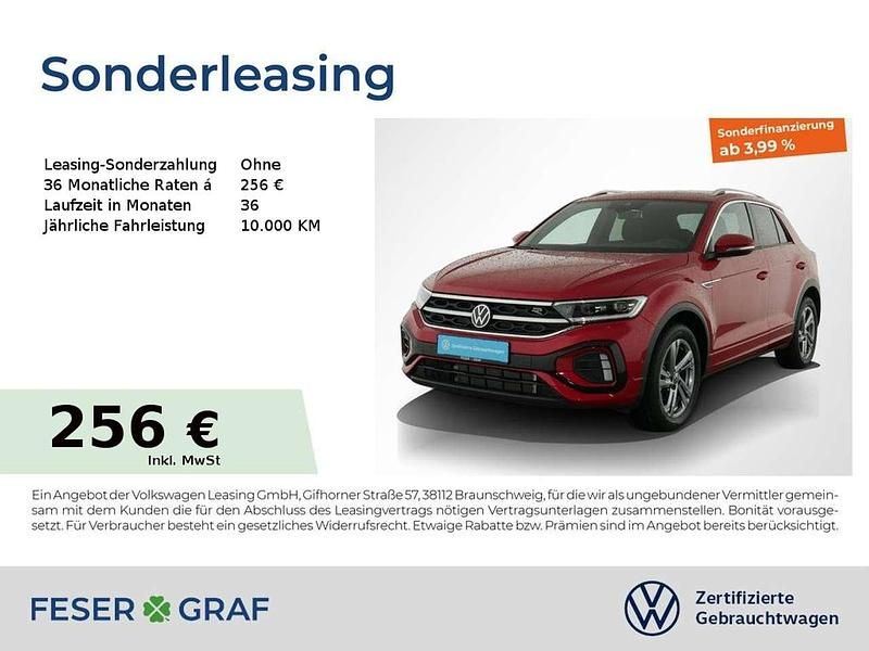 Kings red metallic Gebraucht 2024 VW T-Roc R-line SUV | 26.950 € (Guter Preis) - Bild 1/2