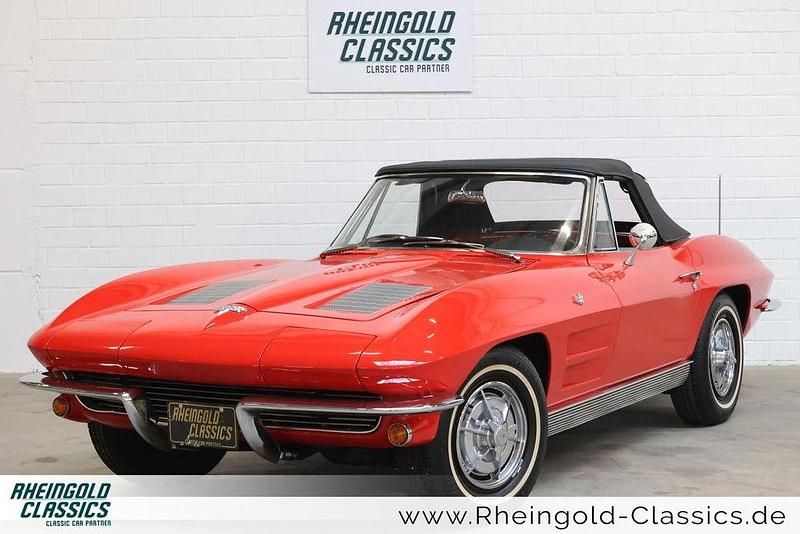 Rot Gebraucht 1963 Chevrolet Corvette Cabrio | 66.900 € - Bild 1/3