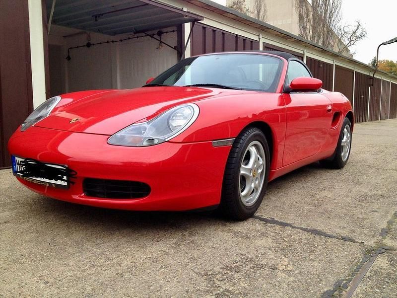 Rot Gebraucht 1997 Porsche Boxster Cabrio | 18.800 € (Fairer Preis) - Bild 1/4