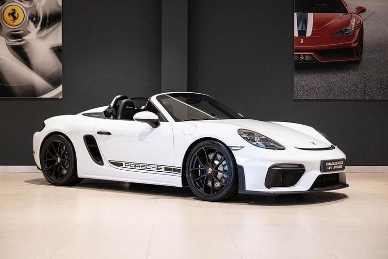 Gebraucht Porsche 718 Spyder 571 PS (419 kW) 2019 Weiß Cabrio