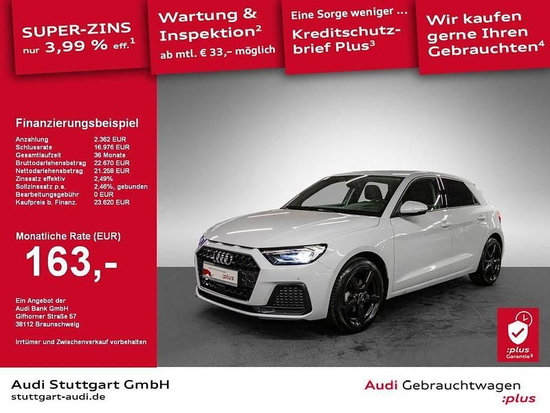 Gletscherweiß metallic Gebraucht 2024 Audi A1 Sportback Advanced Plus Kleinwagen | 23.620 € (Fairer Preis) - Bild 1/2