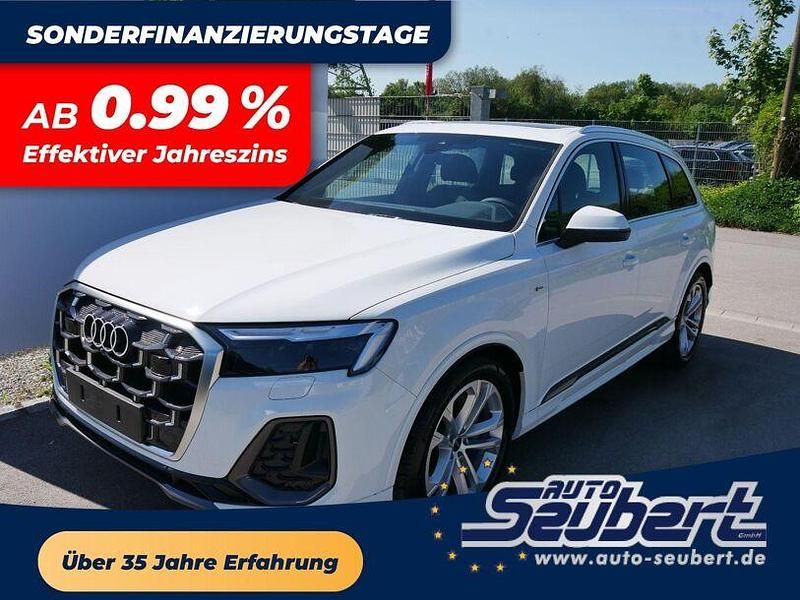 Carraraweiß Neu 2025 Audi Q7 S-Line SUV | 73.990 € (Superpreis) - Bild 1/4