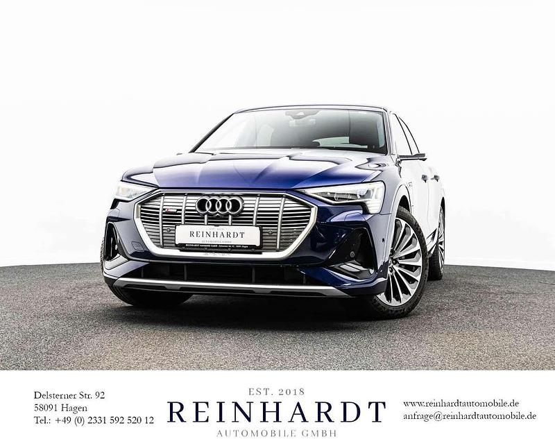 Navarrablau metallic Gebraucht 2021 Audi e-tron S-Line SUV | 33.630 € (Fairer Preis) - Bild 1/3