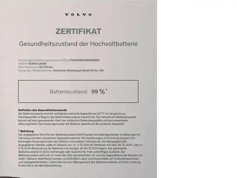 Gebraucht Volvo XC60 Plus 455 PS (334 kW) 2025 Platinum grey metallic SUV