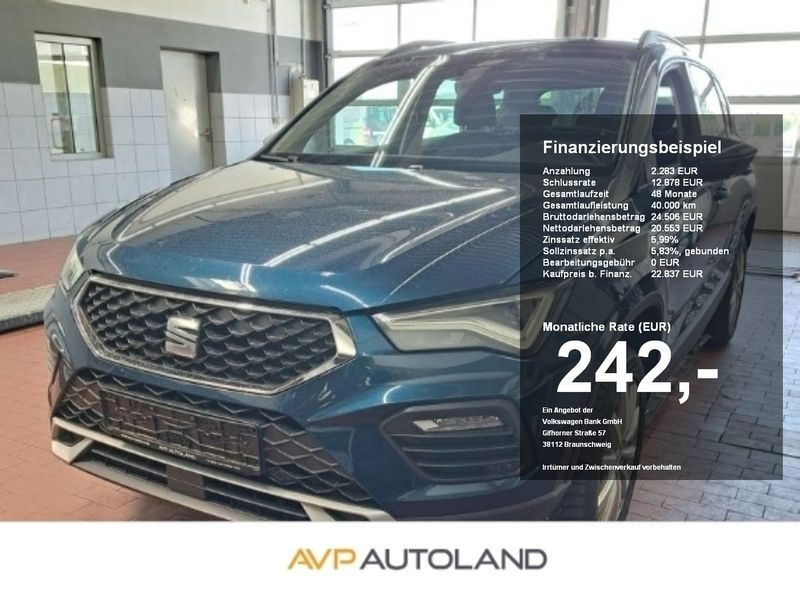 Blau Gebraucht 2021 Seat Ateca Style SUV | 22.836 € (Fairer Preis) - Bild 1/4