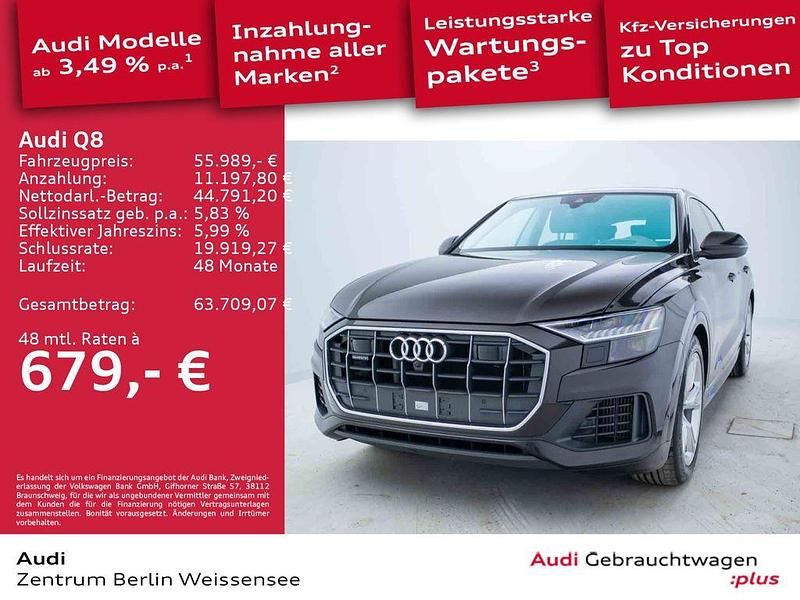 Gebraucht Audi Q8 Ambiente 340 PS (250 kW) 2022 Tamarindenbraun metallic SUV