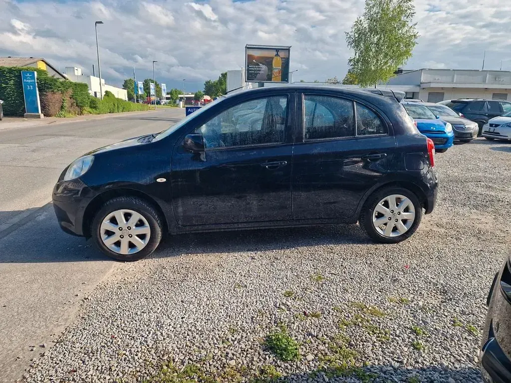 Gebraucht Nissan Micra Acenta 80 PS (58 kW) 2012 Schwarz Kleinwagen