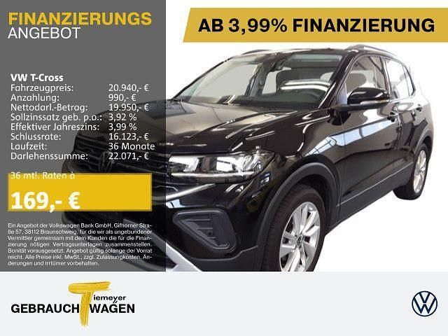 Schwarz Gebraucht 2024 VW T-Cross Life SUV | 20.870 € (Guter Preis) - Bild 1/2
