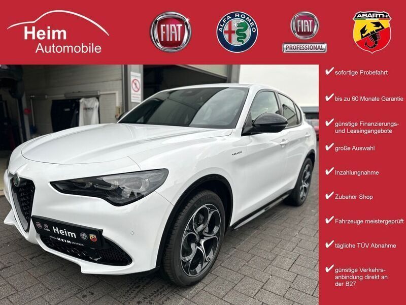 Weiß Gebraucht 2023 Alfa Romeo Stelvio Veloce SUV | 45.590 € (Etwas zu teuer) - Bild 1/4