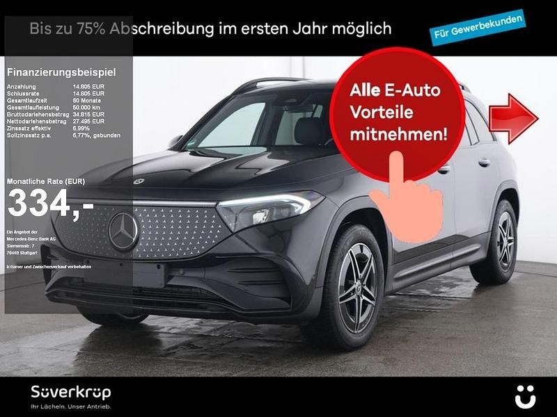 Schwarz Gebraucht 2024 Mercedes EQB300 AMG SUV | 42.300 € (Teuer) - Bild 1/2