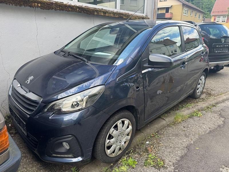 Blau Gebraucht 2016 Peugeot 108 Active Kleinwagen | 3.995 € (Superpreis) - Bild 1/4