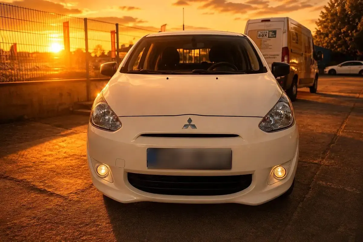 Gebraucht Mitsubishi Space Star Top 71 PS (52 kW) 2015 Weiß Kleinwagen