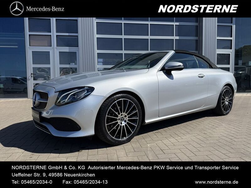 Iridiumsilber Gebraucht 2020 Mercedes E220 AMG Cabrio | 36.888 € (Fairer Preis) - Bild 1/4