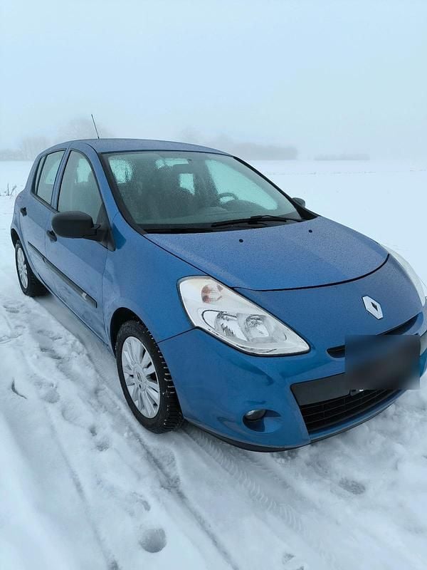 Gebraucht Renault Clio III Collection 75 PS (55 kW) 2009 Blau Kleinwagen