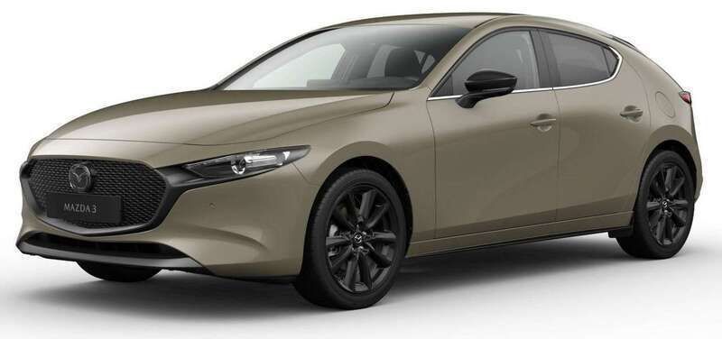 Zircon sand Neu 2024 Mazda 3 Homura-Line Limousine | 26.480 € (Superpreis) - Bild 1/4