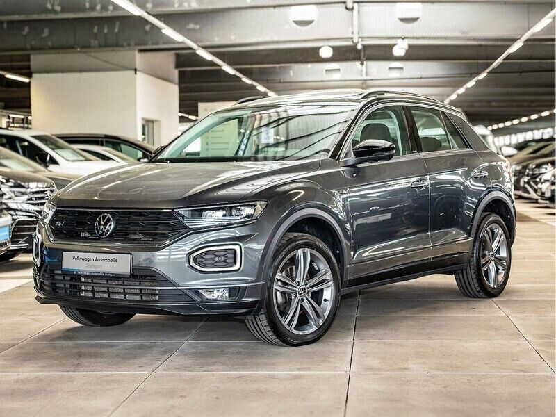 Indiumgrau metallic/schwarz Gebraucht 2022 VW T-Roc Style SUV | 24.930 € (Fairer Preis) - Bild 1/4