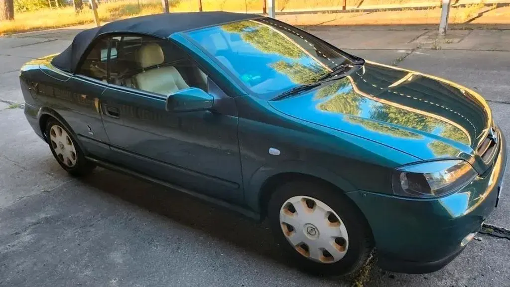 Gebraucht Opel Astra 125 PS (91 kW) 2002 Grün Cabrio