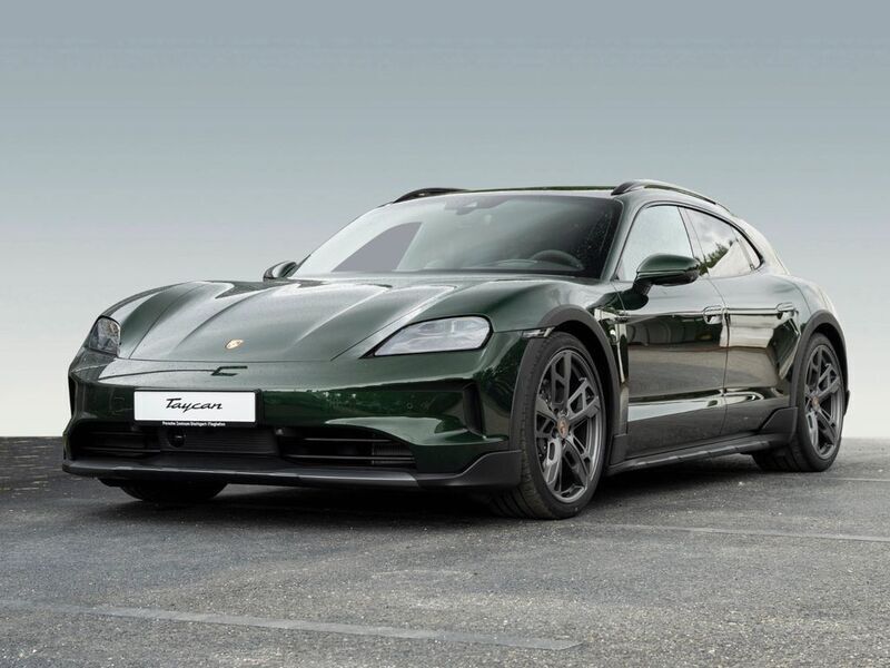 Oakgrünmetallic neo Gebraucht 2024 Porsche Taycan Cross Turismo Limousine | 129.400 € - Bild 1/4