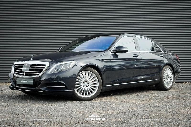Blau Gebraucht 2015 Mercedes S500 Limousine | 27.655 € (Guter Preis) - Bild 1/4