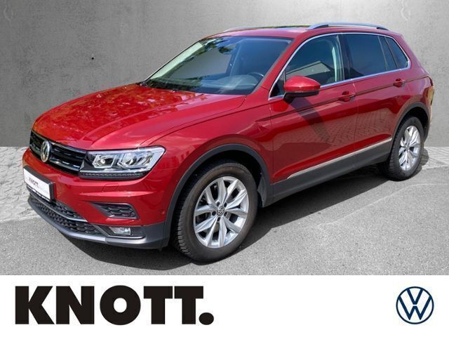 Rot Gebraucht 2017 VW Tiguan Highline SUV | 24.689 € (Guter Preis) - Bild 1/4