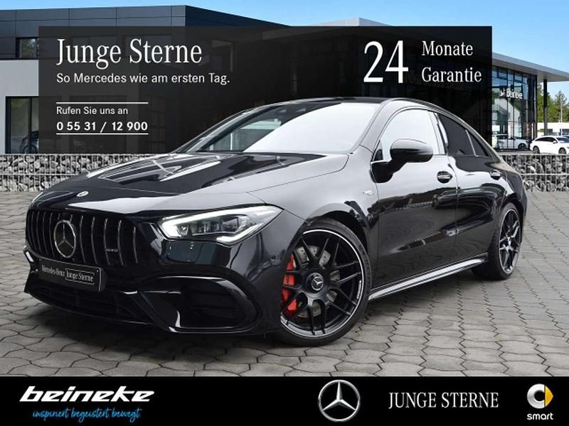 Lack kosmosschwarz Gebraucht 2020 Mercedes CLA45 AMG AMG Coupé | 43.490 € (Fairer Preis) - Bild 1/4
