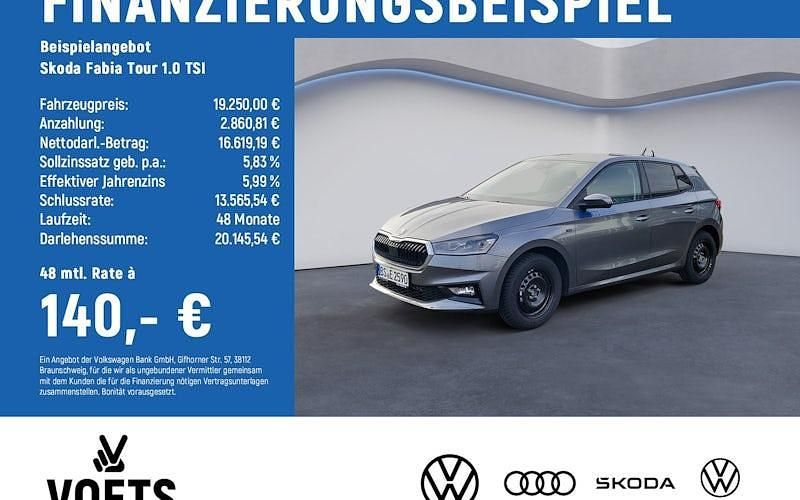 Gebraucht Skoda Fabia Tour 95 PS (69 kW) 2025 Grau Kleinwagen